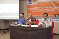 BNPB Gelar Pelatihan Gladi Ruang dan Gladi Posko Penanggulangan Bencana
